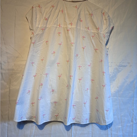 Jak & Rae Flamingo Print Shirt size Medium - Picture 6 of 10